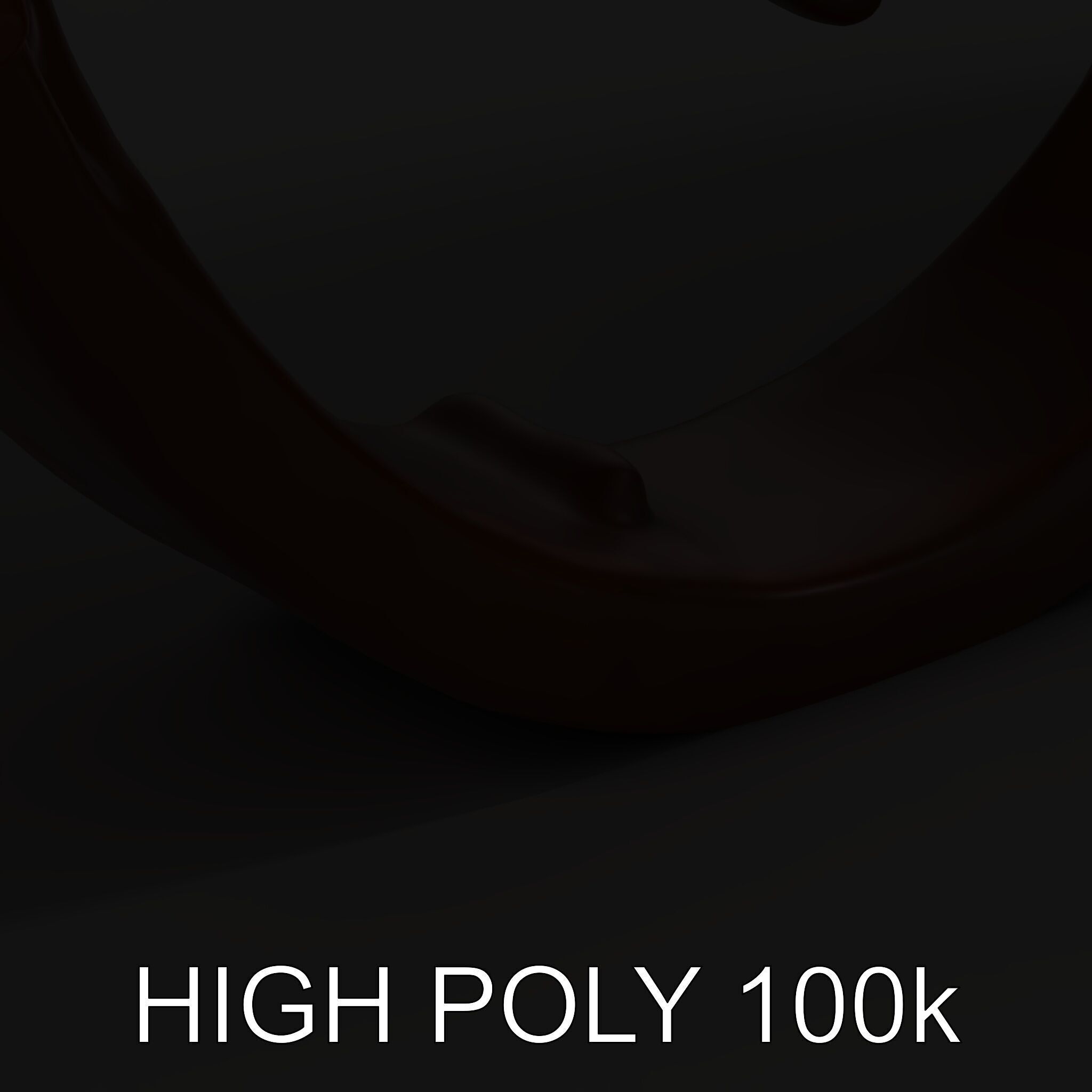 Ornamental Spiral Metalwork Model Pack Low-poly 3D model_10