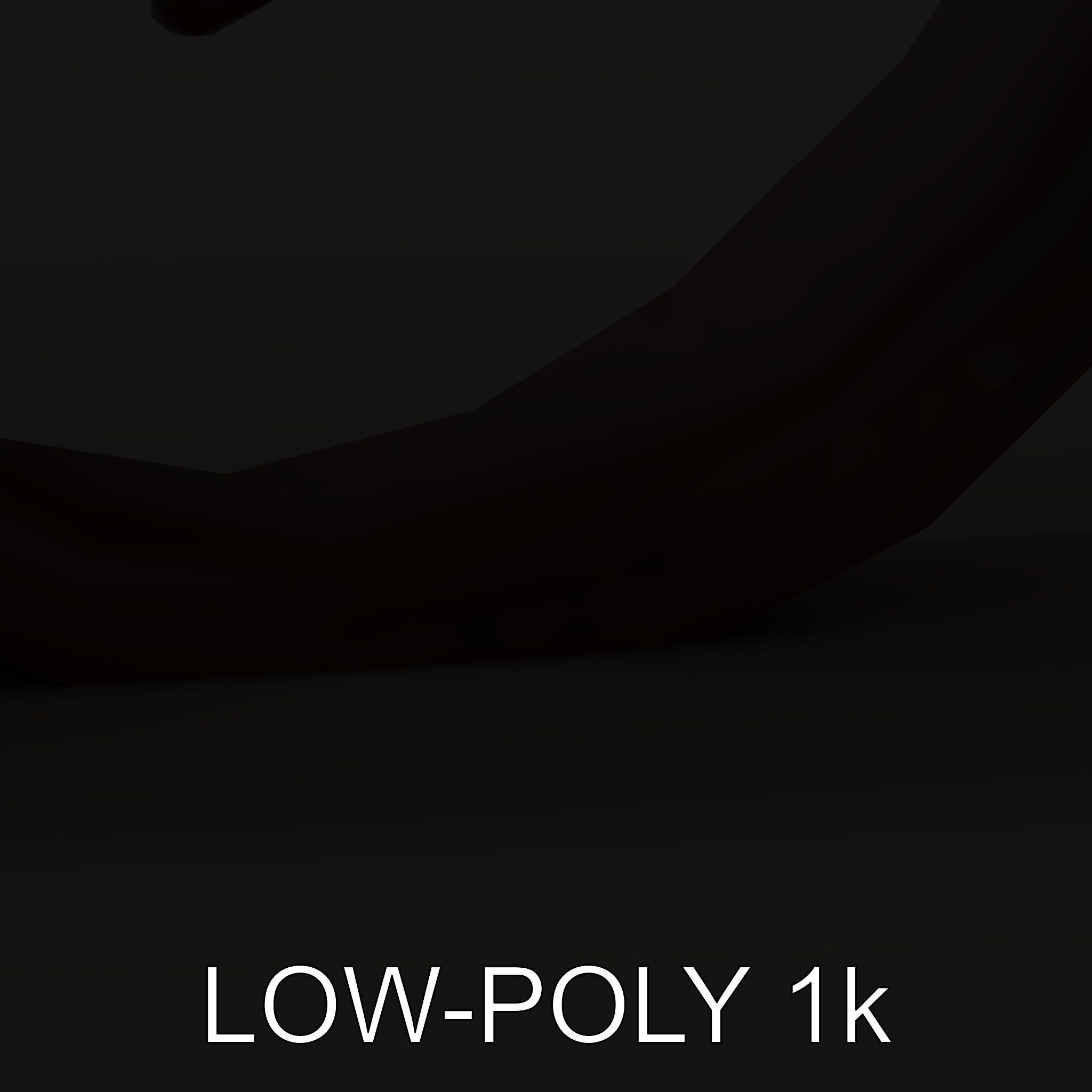 Ornamental Spiral Metalwork Model Pack Low-poly 3D model_7