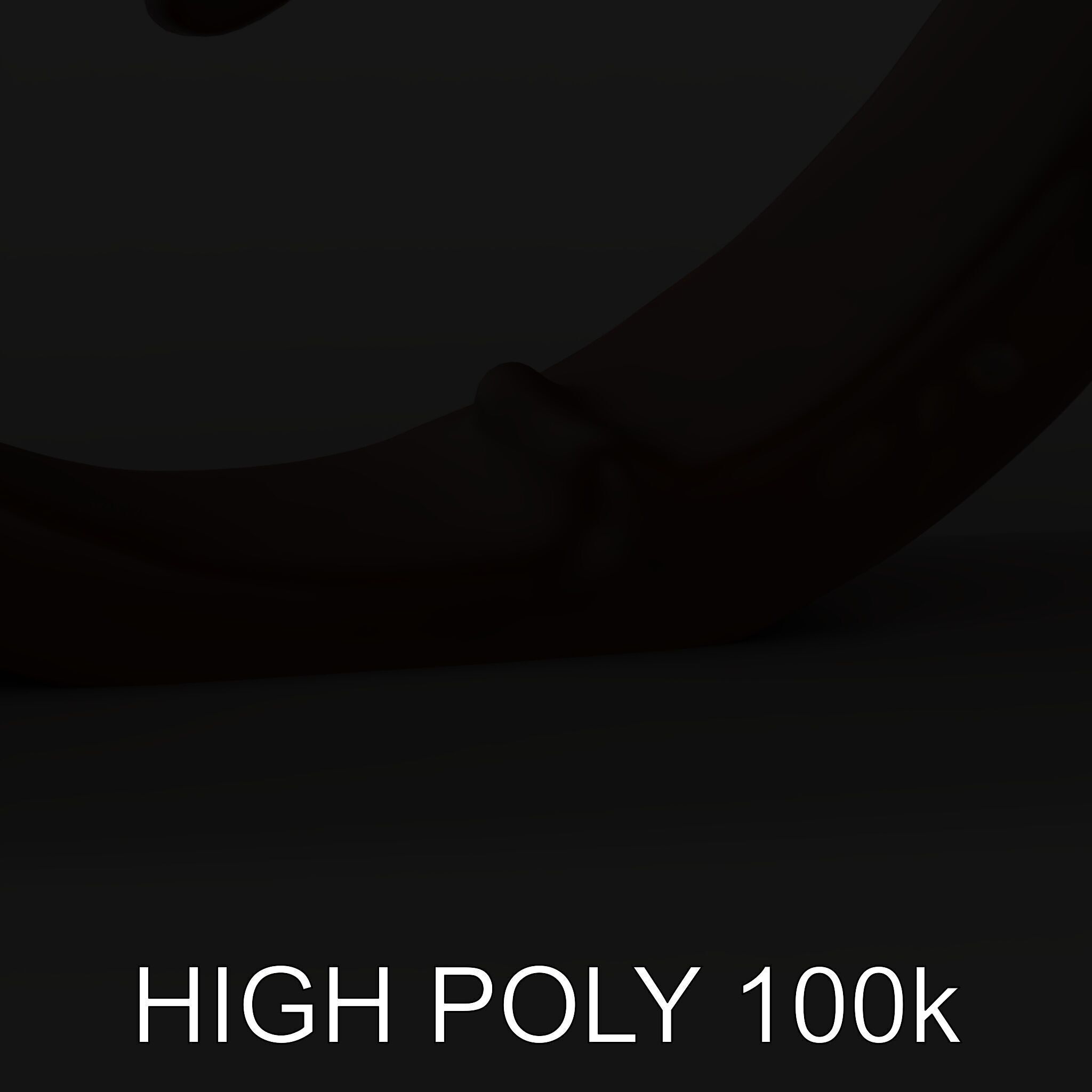 Ornamental Spiral Metalwork Model Pack Low-poly 3D model_4