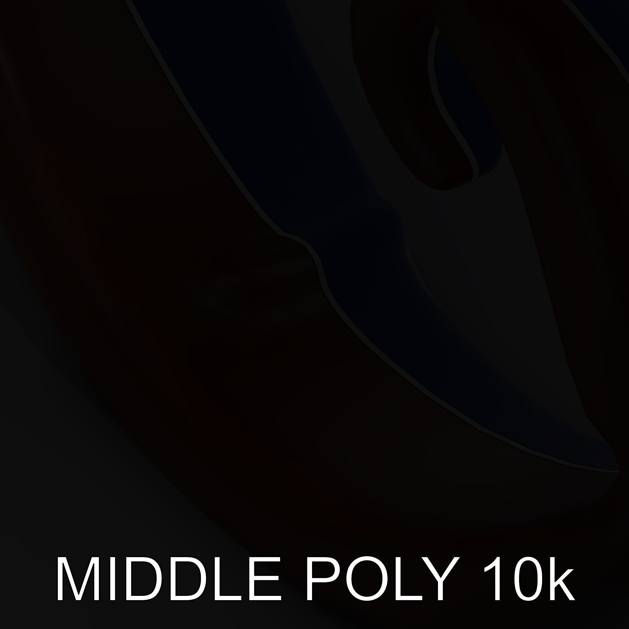 Ornamental Spiral Metalwork Model Pack Low-poly 3D model_30