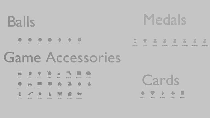 Games Emoji Pack 3D Printable 43 Unique Emojis 3D print model
