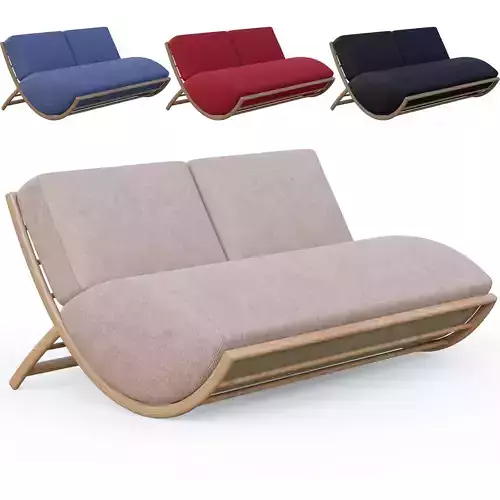 Nemo Sofa Outdoor Low-poly 3D model