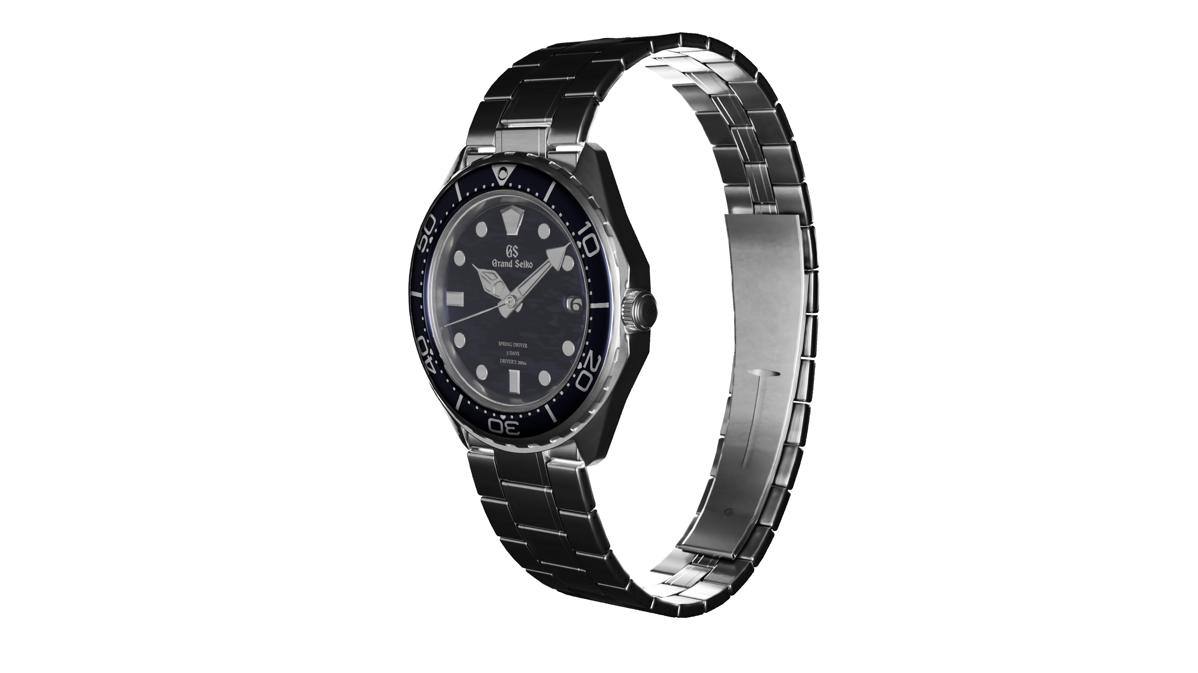 Grand Seiko Luxury Watch Photorealistic 3D Model 3D model_2