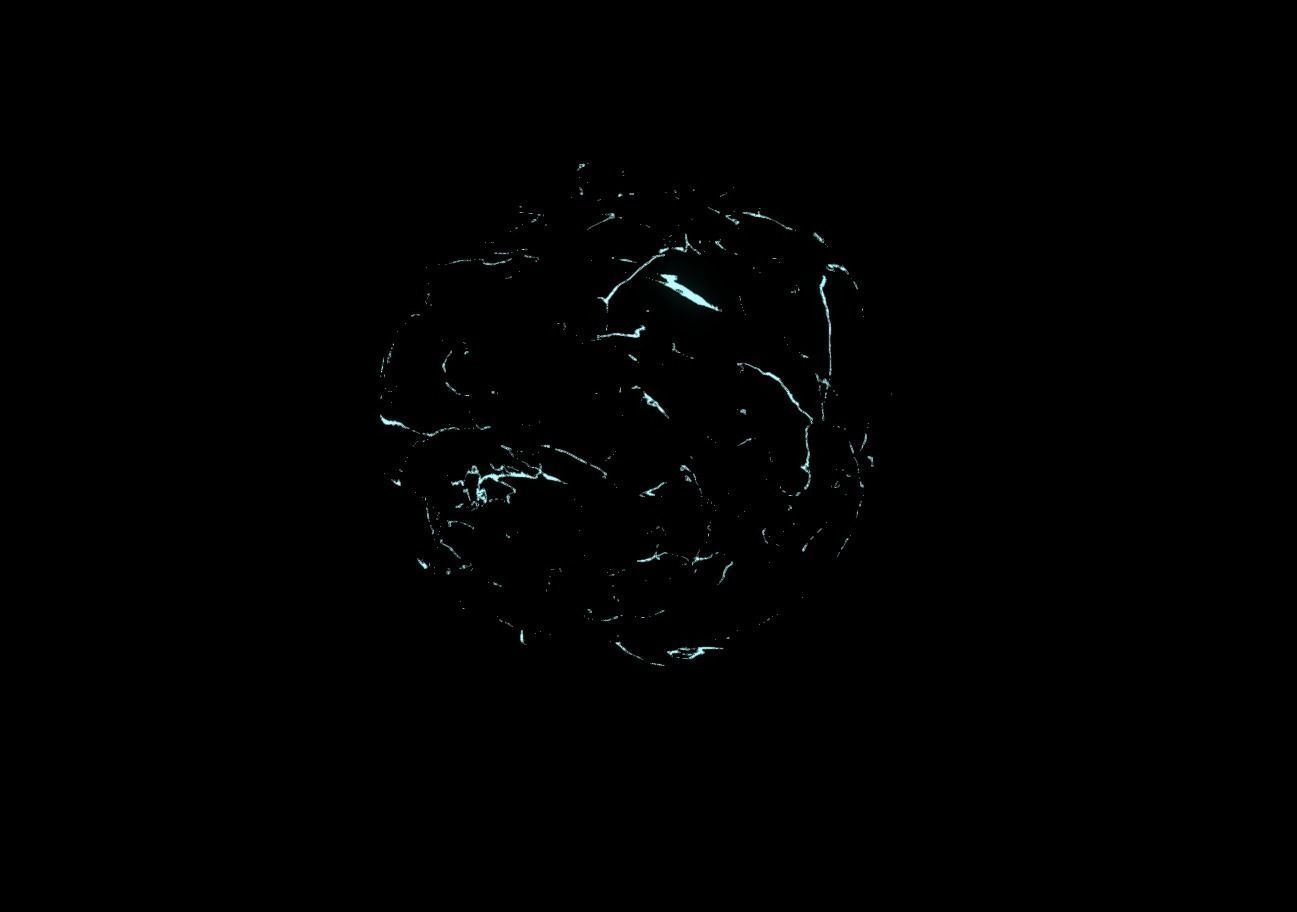 Plasma Shield Particle explosion and Shader Low-poly 3D model_21