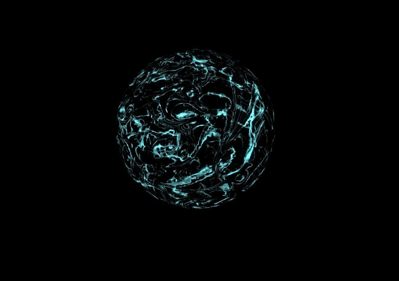 Plasma Shield Particle explosion and Shader Low-poly 3D model_41