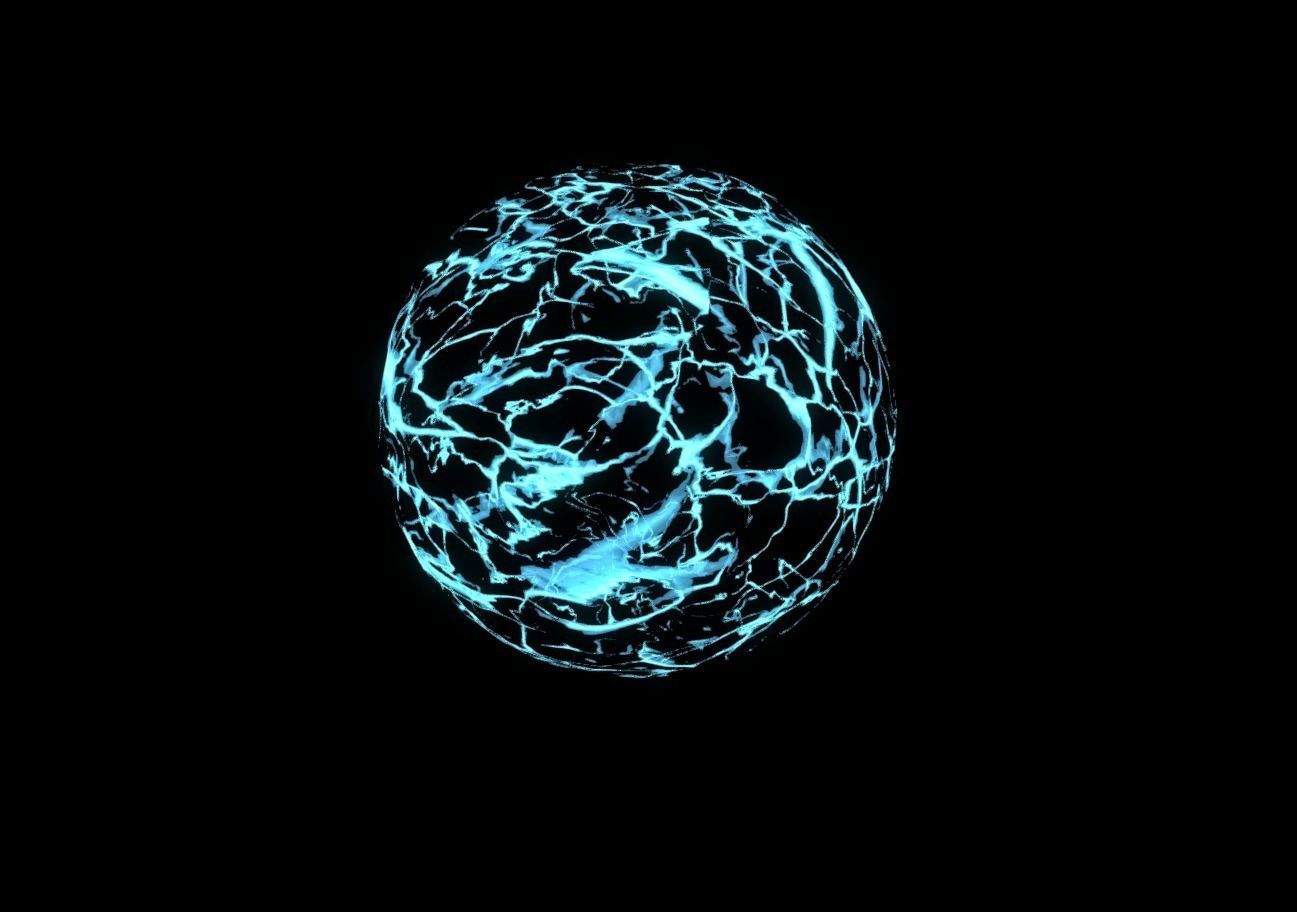 Plasma Shield Particle explosion and Shader Low-poly 3D model_14