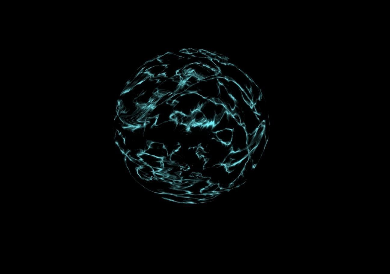 Plasma Shield Particle explosion and Shader Low-poly 3D model_36