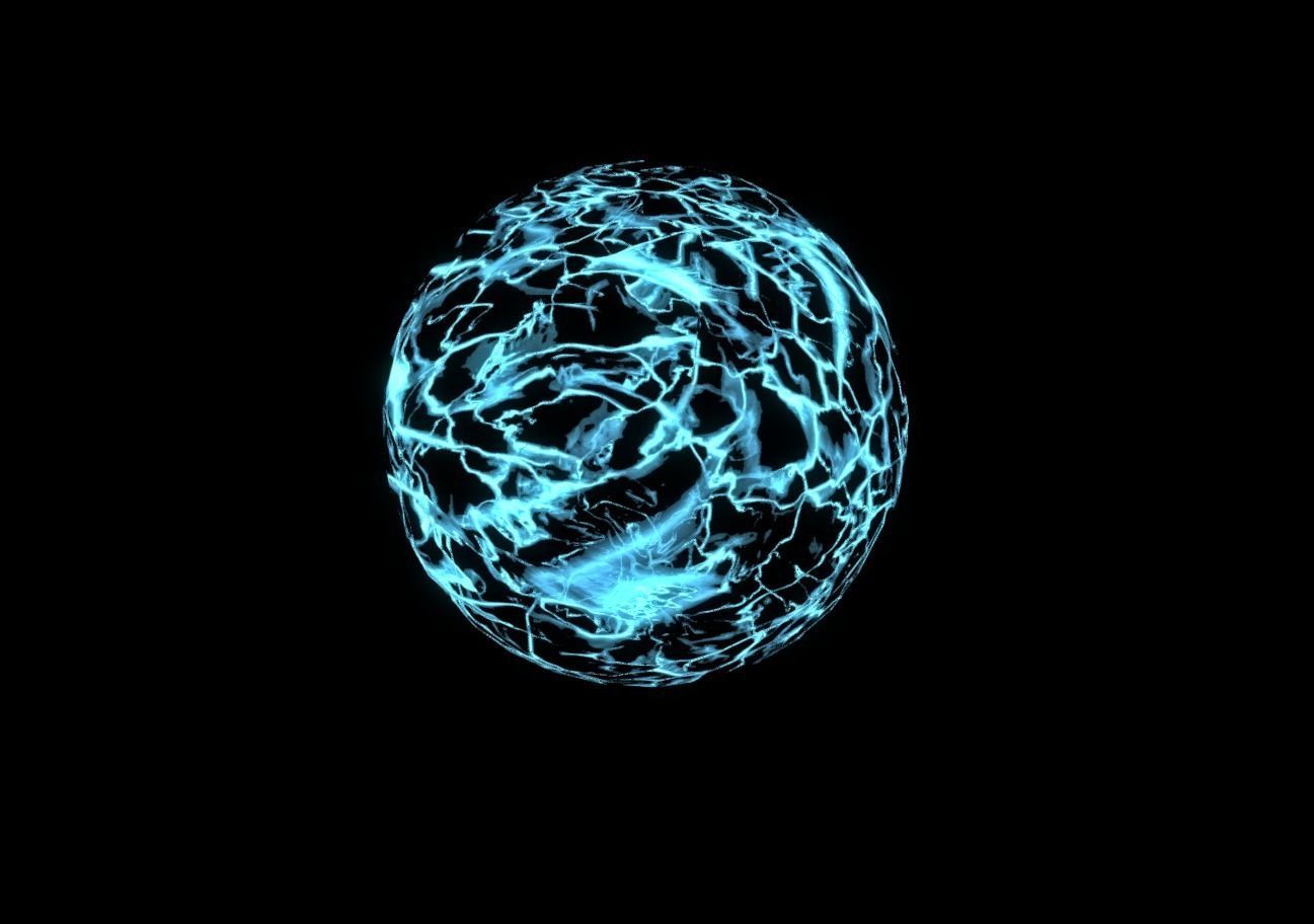 Plasma Shield Particle explosion and Shader Low-poly 3D model_15