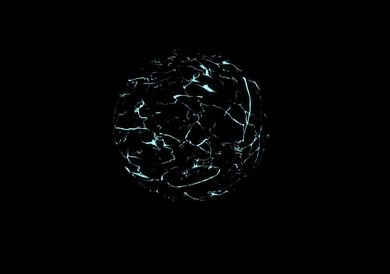 Plasma Shield Particle explosion and Shader Low-poly 3D model_24