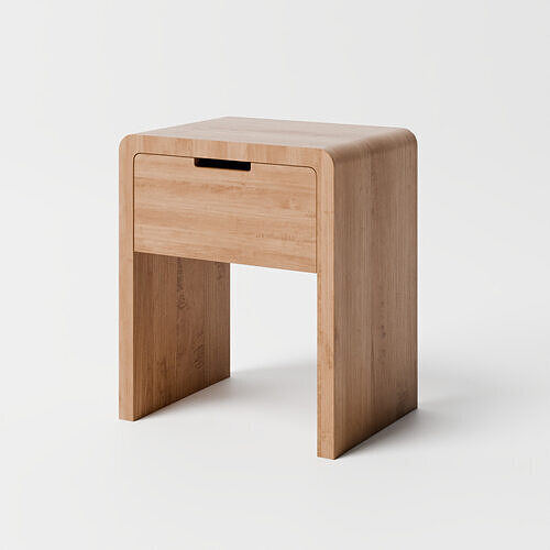 Arch Bedside Table 3D model