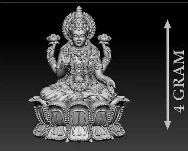 Laxmi Mata 3D print model 3D print model