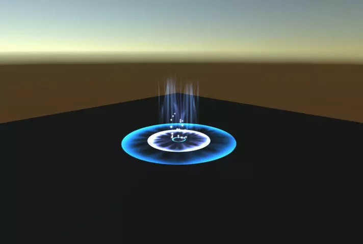 Shield Buff Particle Spell Low-poly 3D model_0