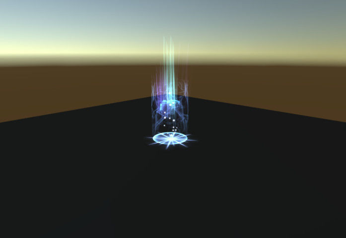 Shield Buff Particle Spell Low-poly 3D model_3