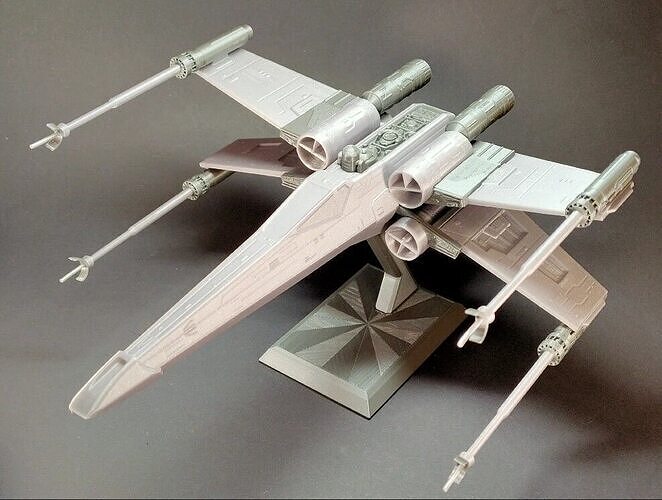 X-Wing starfighter 3D print model