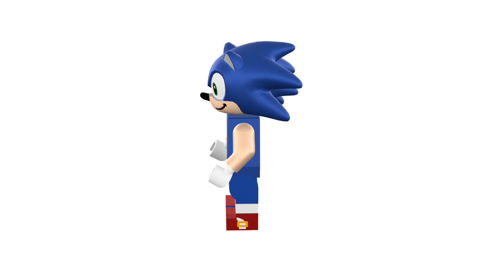 3D print minifigure - Sonic the hedgehog 3D print model_37