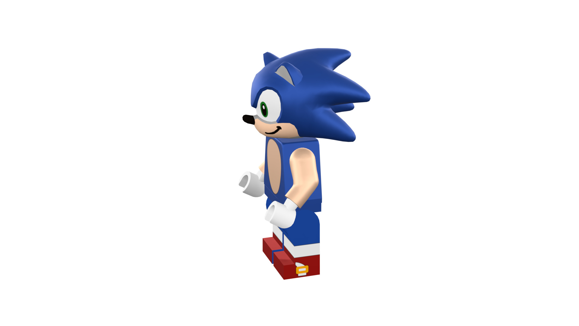 3D print minifigure - Sonic the hedgehog 3D print model_39