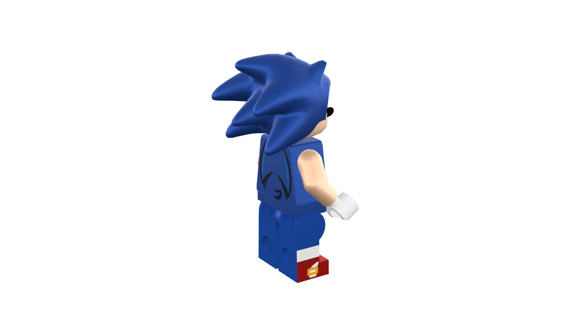 3D print minifigure - Sonic the hedgehog 3D print model_19