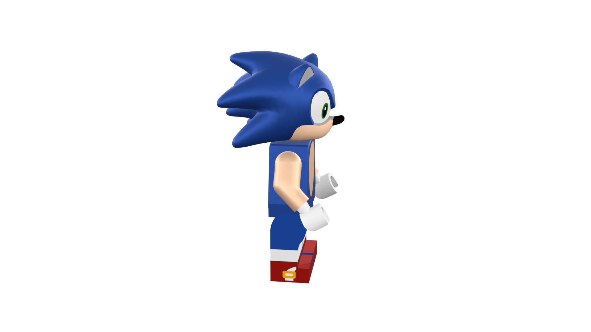 3D print minifigure - Sonic the hedgehog 3D print model_15