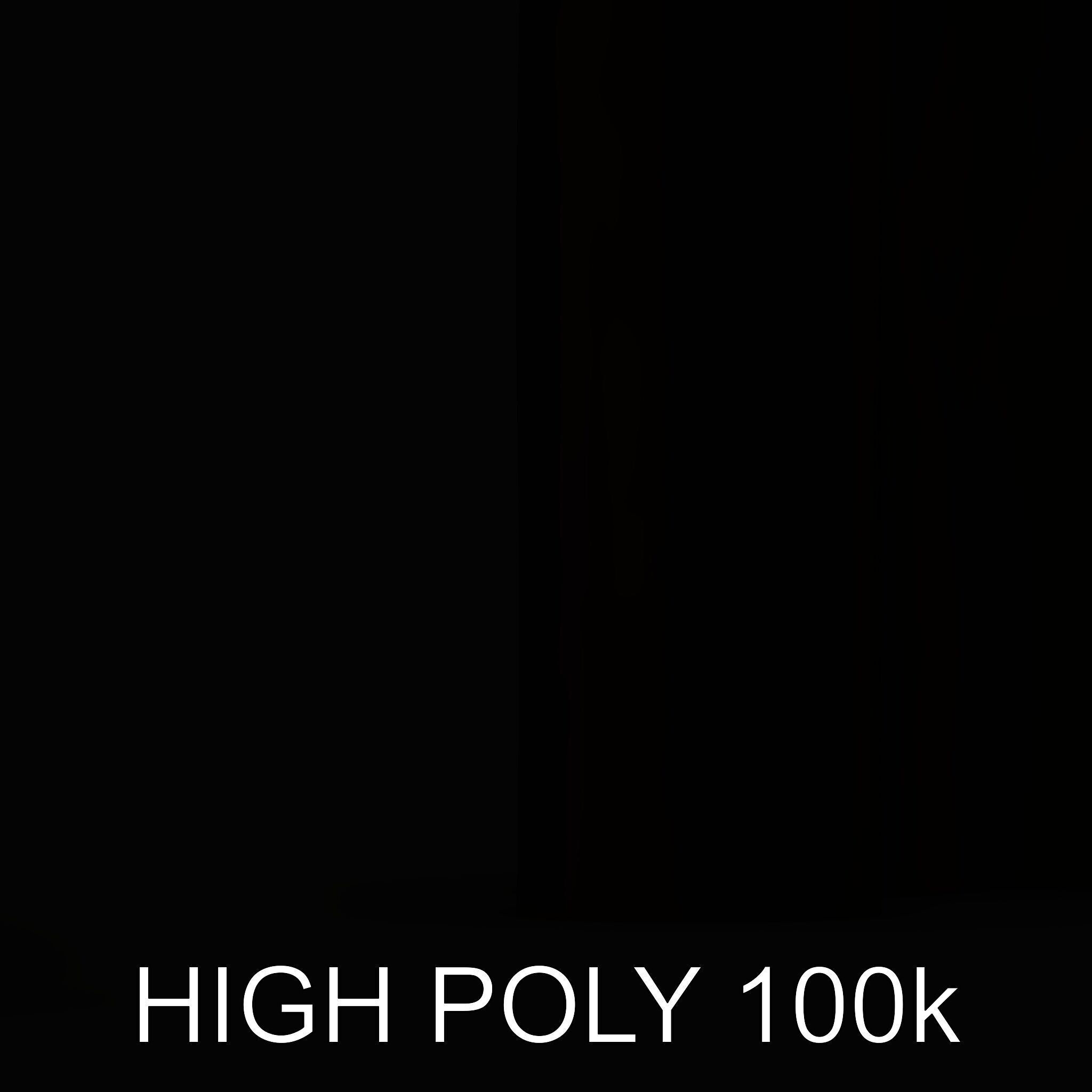 Decorative Cattail Sculpture Model Pack Low-poly 3D model_26