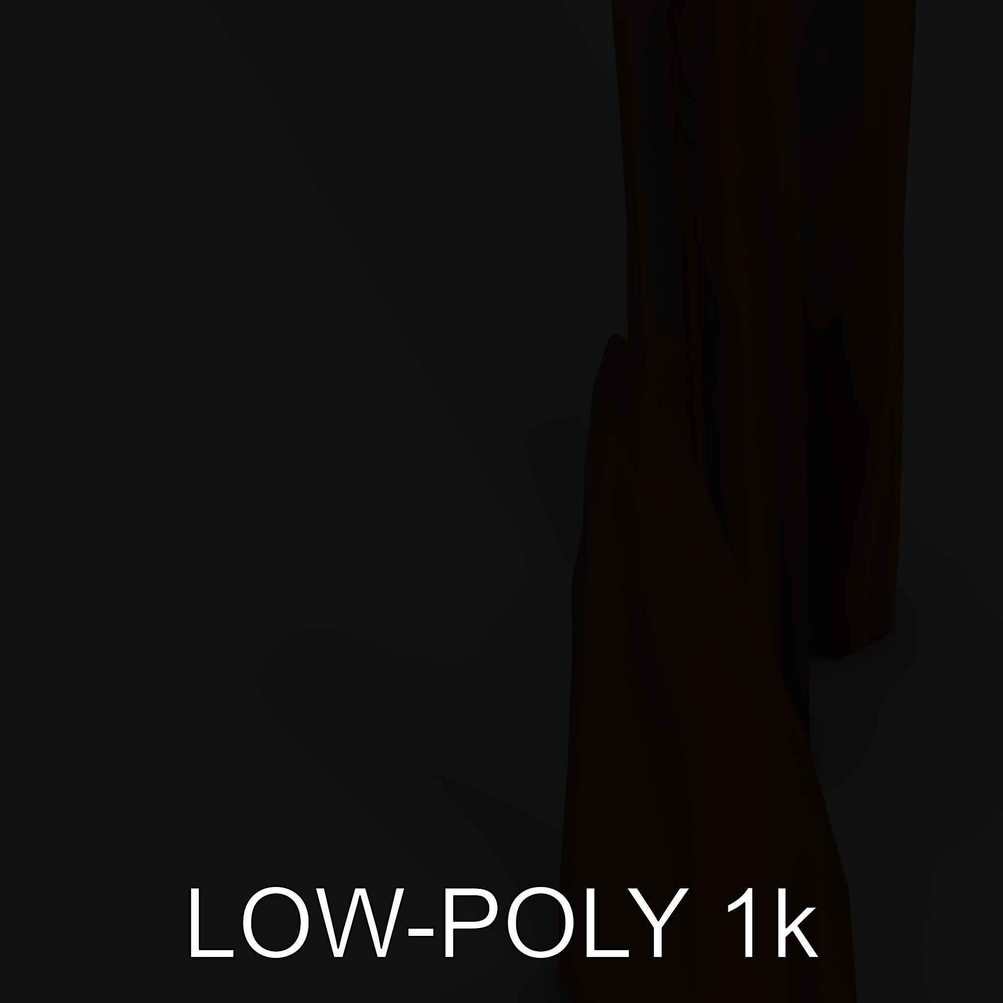 Decorative Cattail Sculpture Model Pack Low-poly 3D model_12