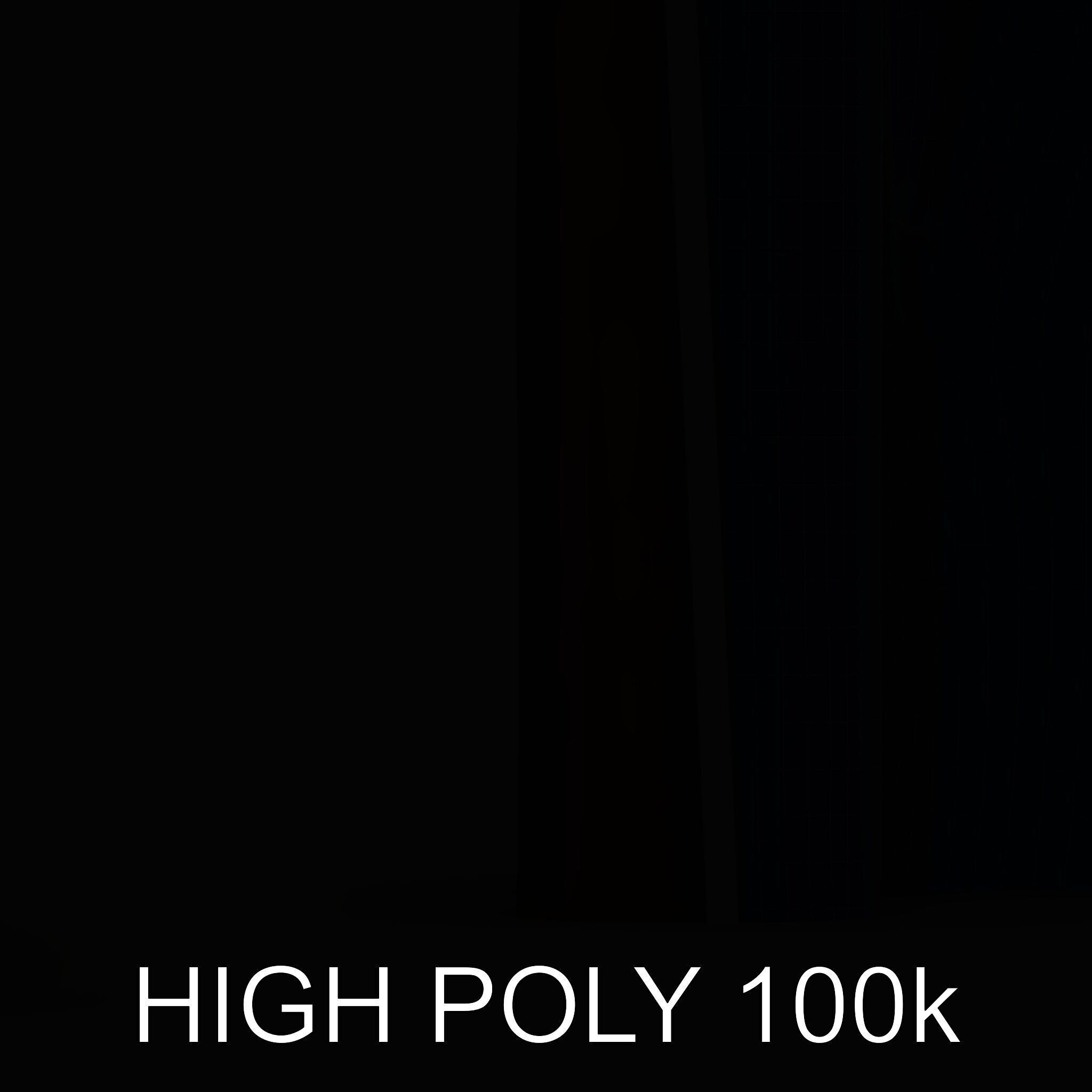 Decorative Cattail Sculpture Model Pack Low-poly 3D model_35