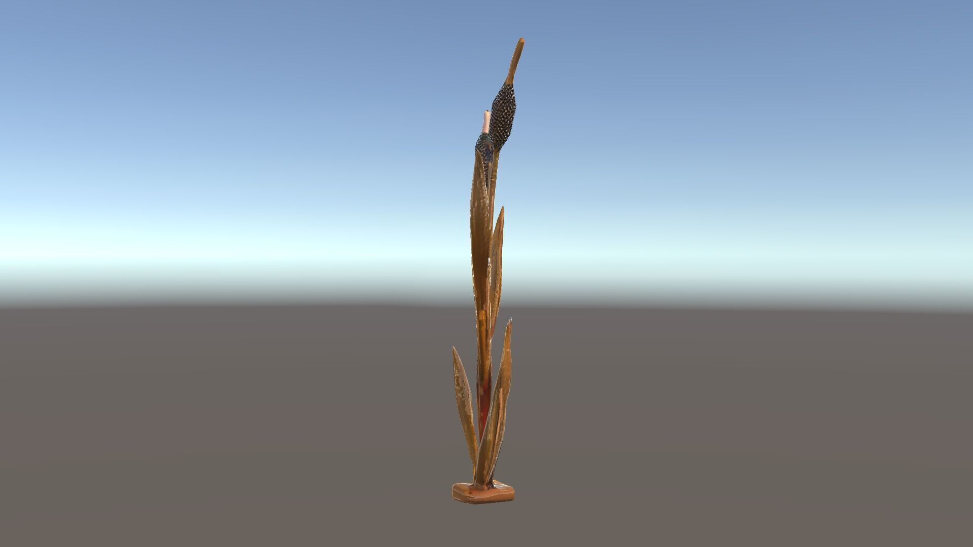 Decorative Cattail Sculpture Model Pack Low-poly 3D model_34