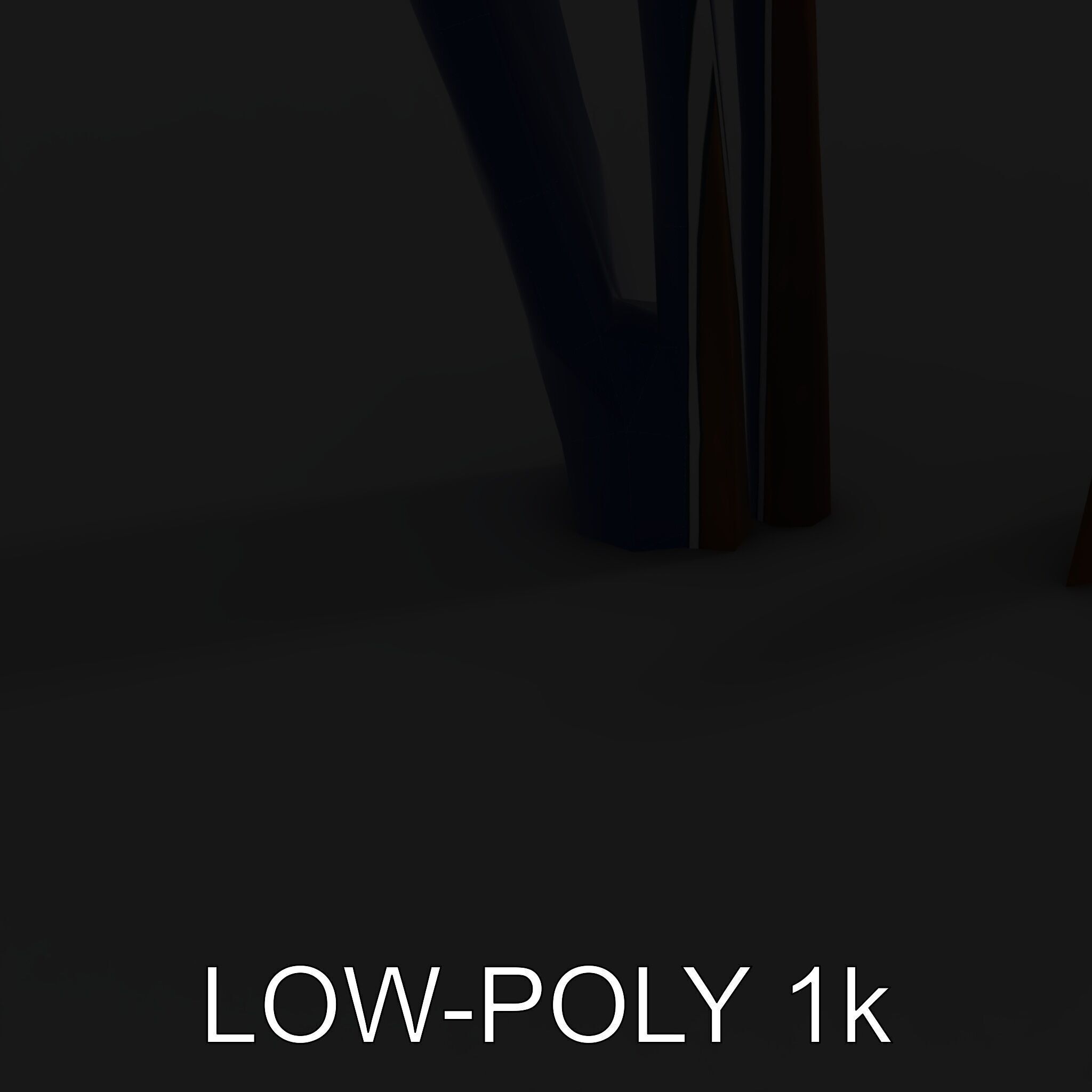 Decorative Cattail Sculpture Model Pack Low-poly 3D model_23