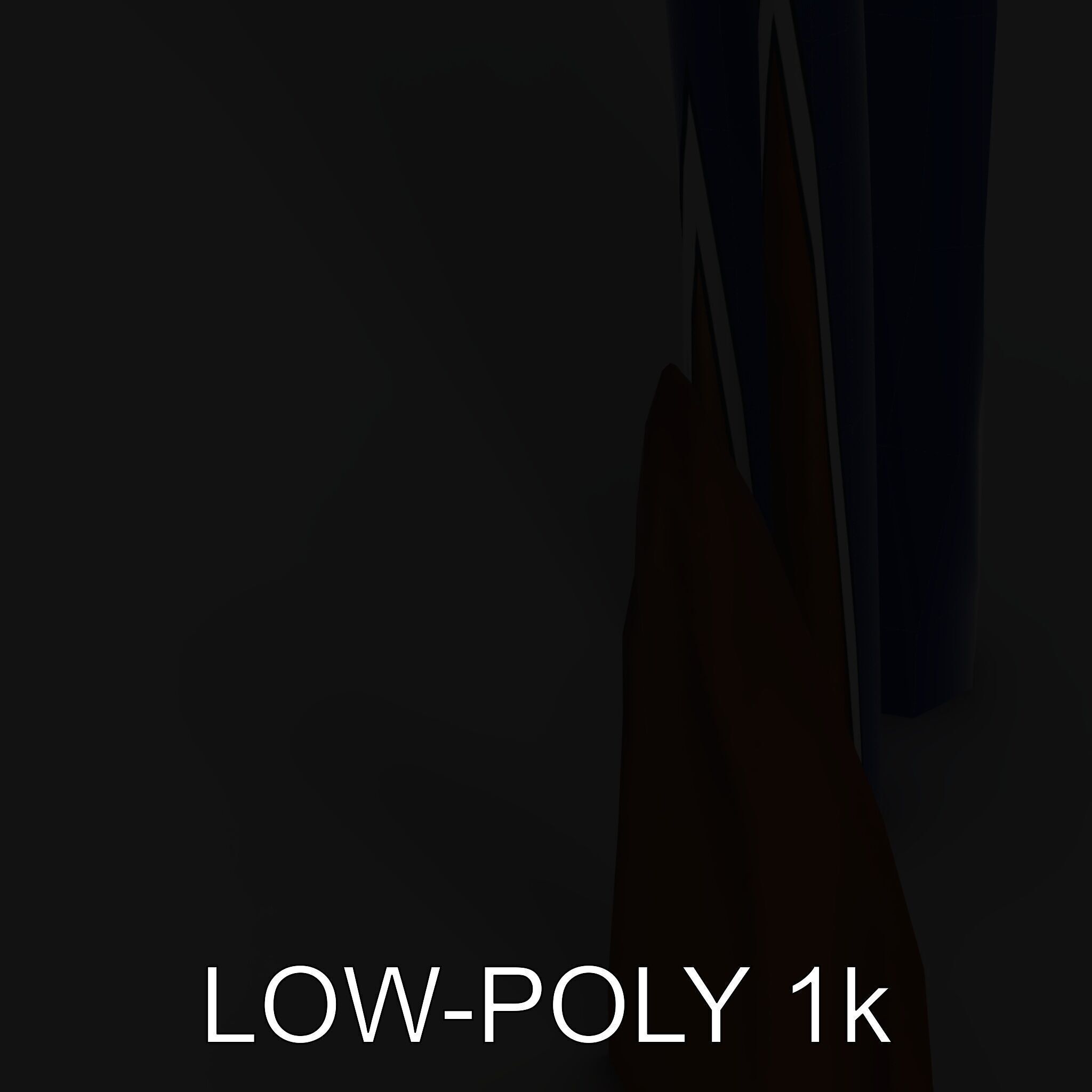 Decorative Cattail Sculpture Model Pack Low-poly 3D model_28