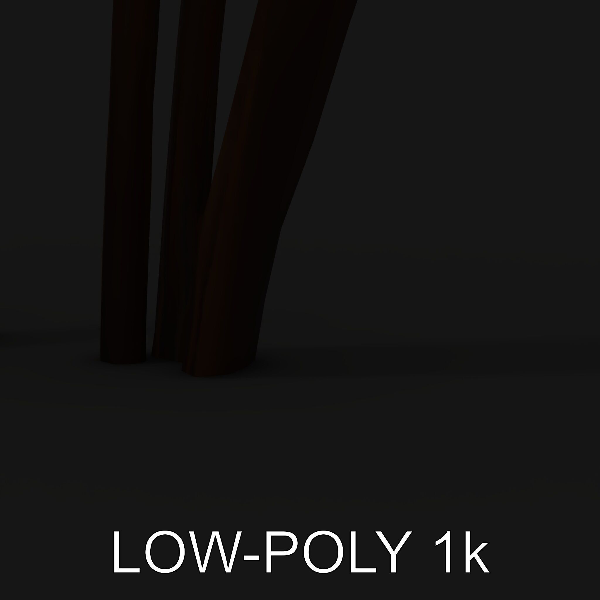 Decorative Cattail Sculpture Model Pack Low-poly 3D model_9