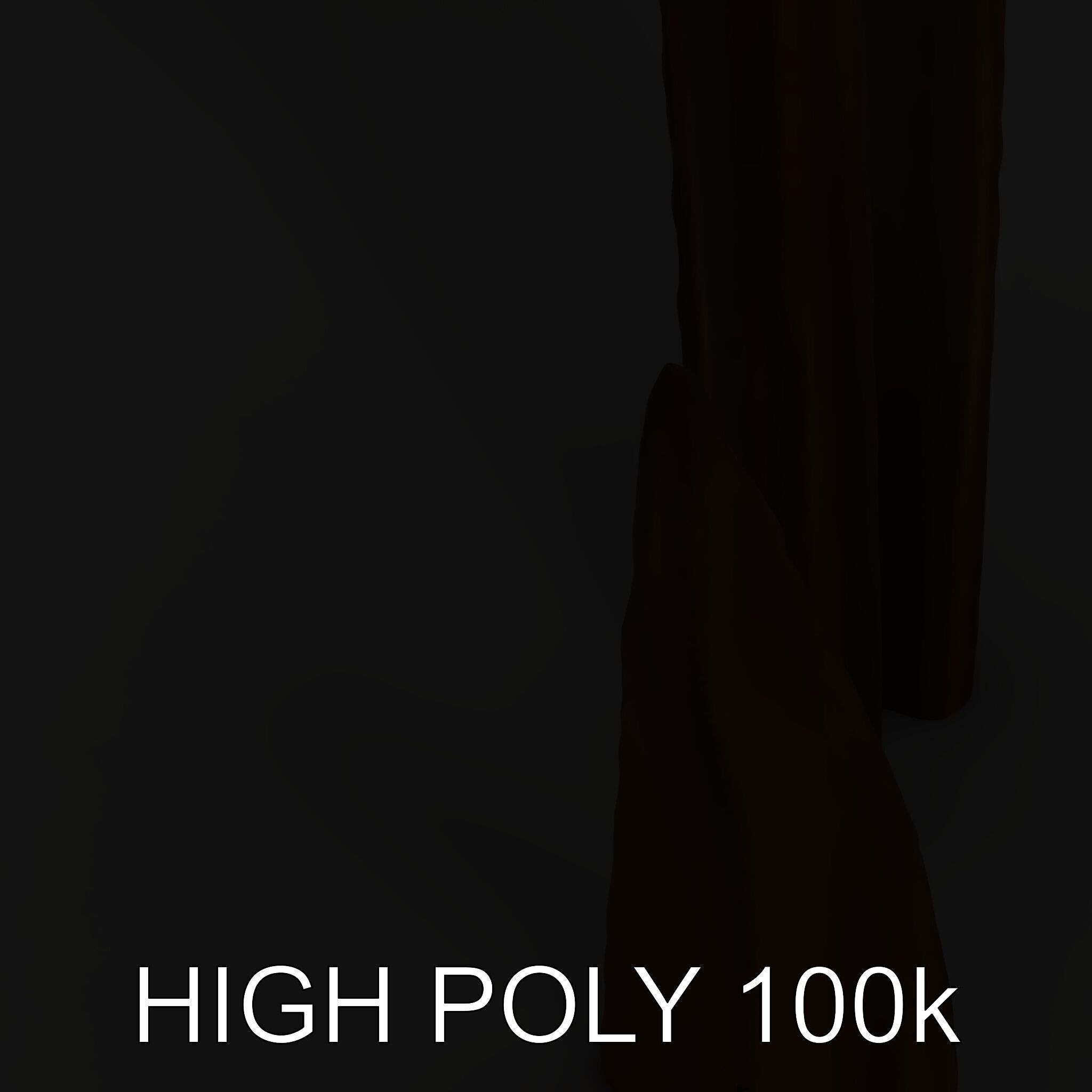 Decorative Cattail Sculpture Model Pack Low-poly 3D model_10