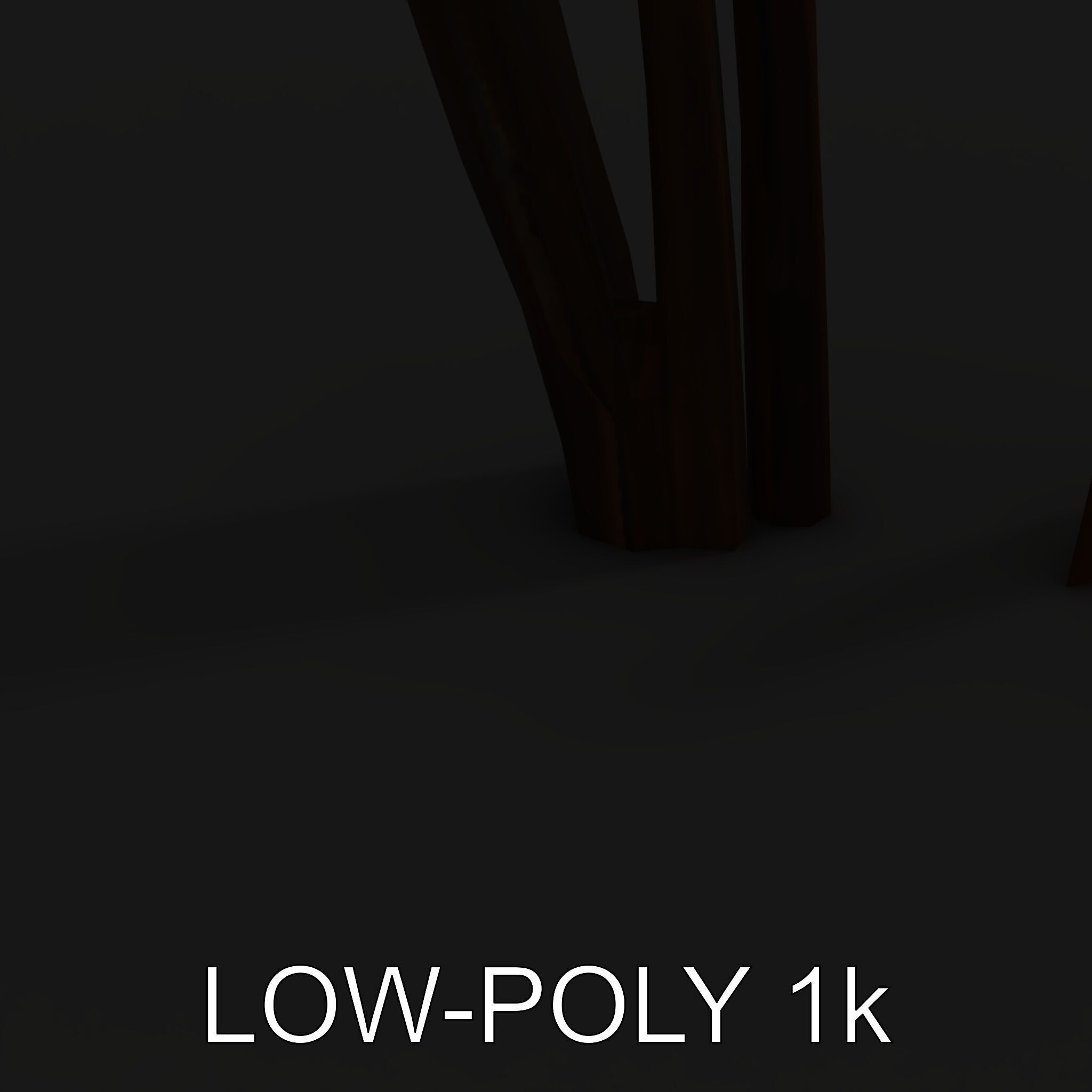 Decorative Cattail Sculpture Model Pack Low-poly 3D model_17