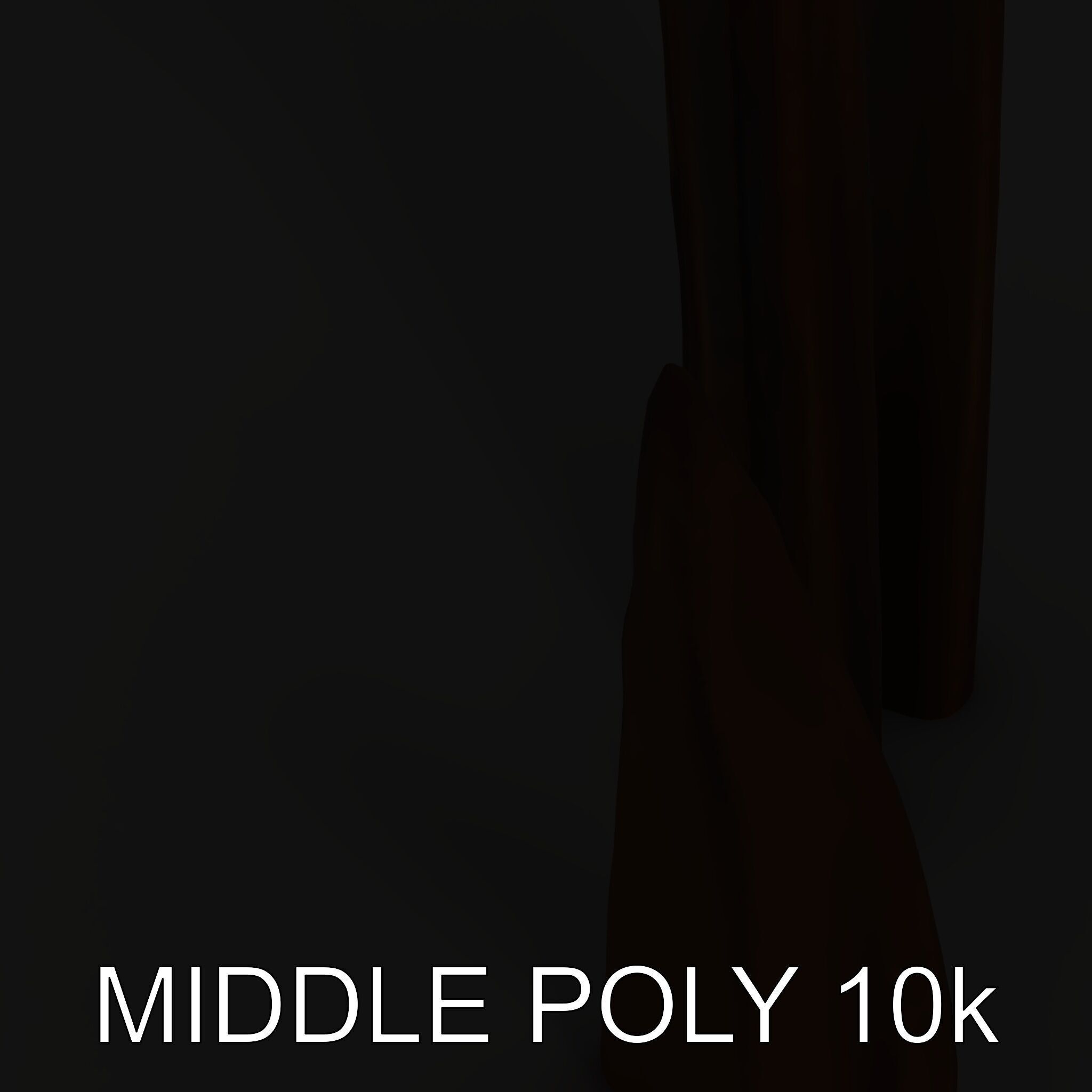 Decorative Cattail Sculpture Model Pack Low-poly 3D model_14