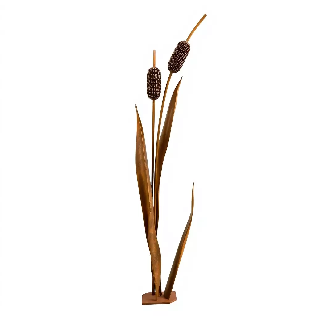 Decorative Cattail Sculpture Model Pack Low-poly 3D model_0