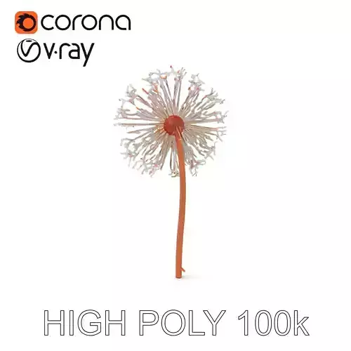 Dandelion Seed Model Pack Low-poly 3D model