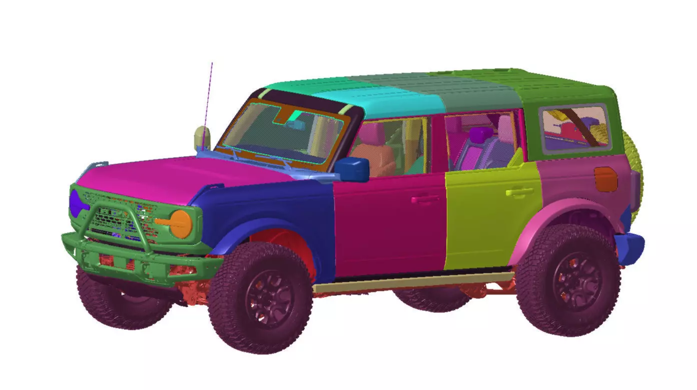 Bronco First Edition 2021 Vehicle 3d scan model 3D model 3D model_0