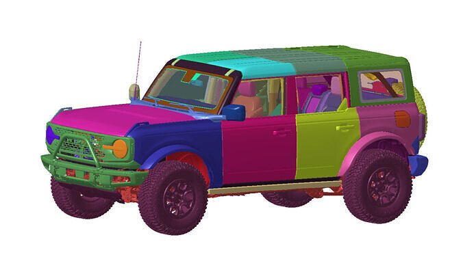 Bronco First Edition 2021 Vehicle 3d scan model 3D model 3D model