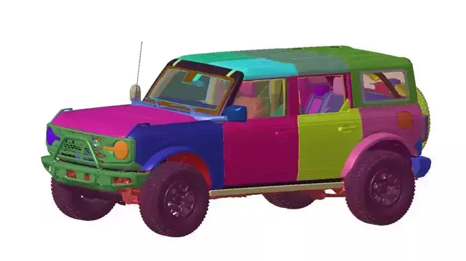 Bronco First Edition 2021 Vehicle 3d scan model 3D model 3D model