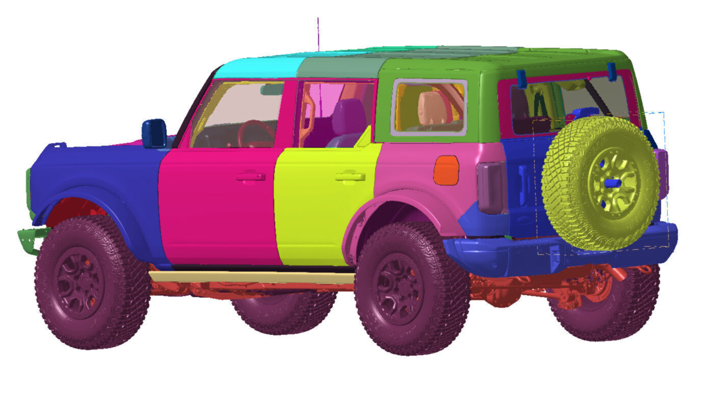 Bronco First Edition 2021 Vehicle 3d scan model 3D model 3D model_1