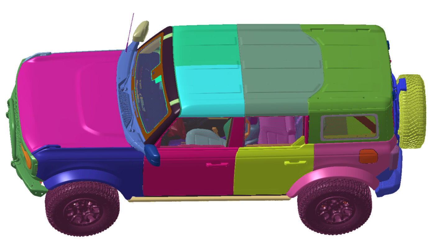 Bronco First Edition 2021 Vehicle 3d scan model 3D model 3D model_7