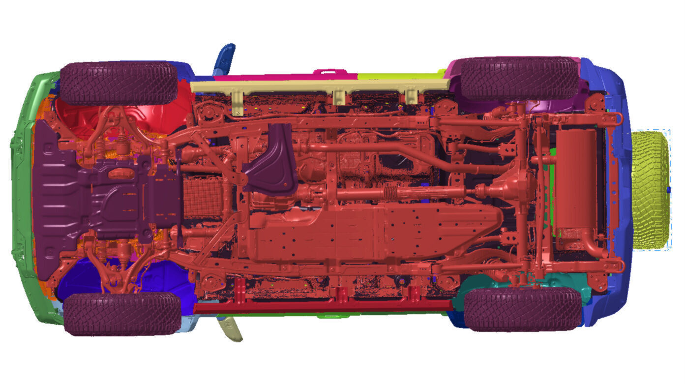 Bronco First Edition 2021 Vehicle 3d scan model 3D model 3D model_6