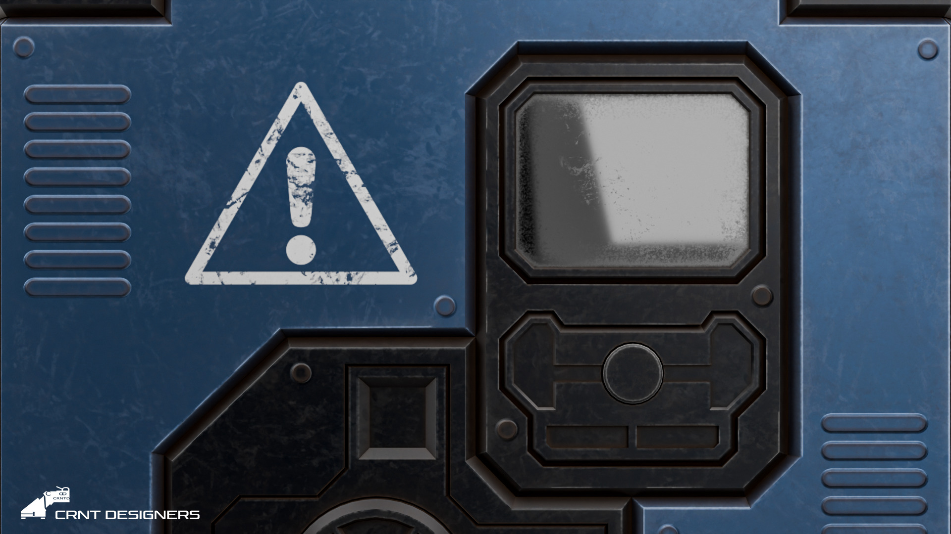 Sci-Fi Reactor - Sci-Fi Generator Low-poly 3D model_17