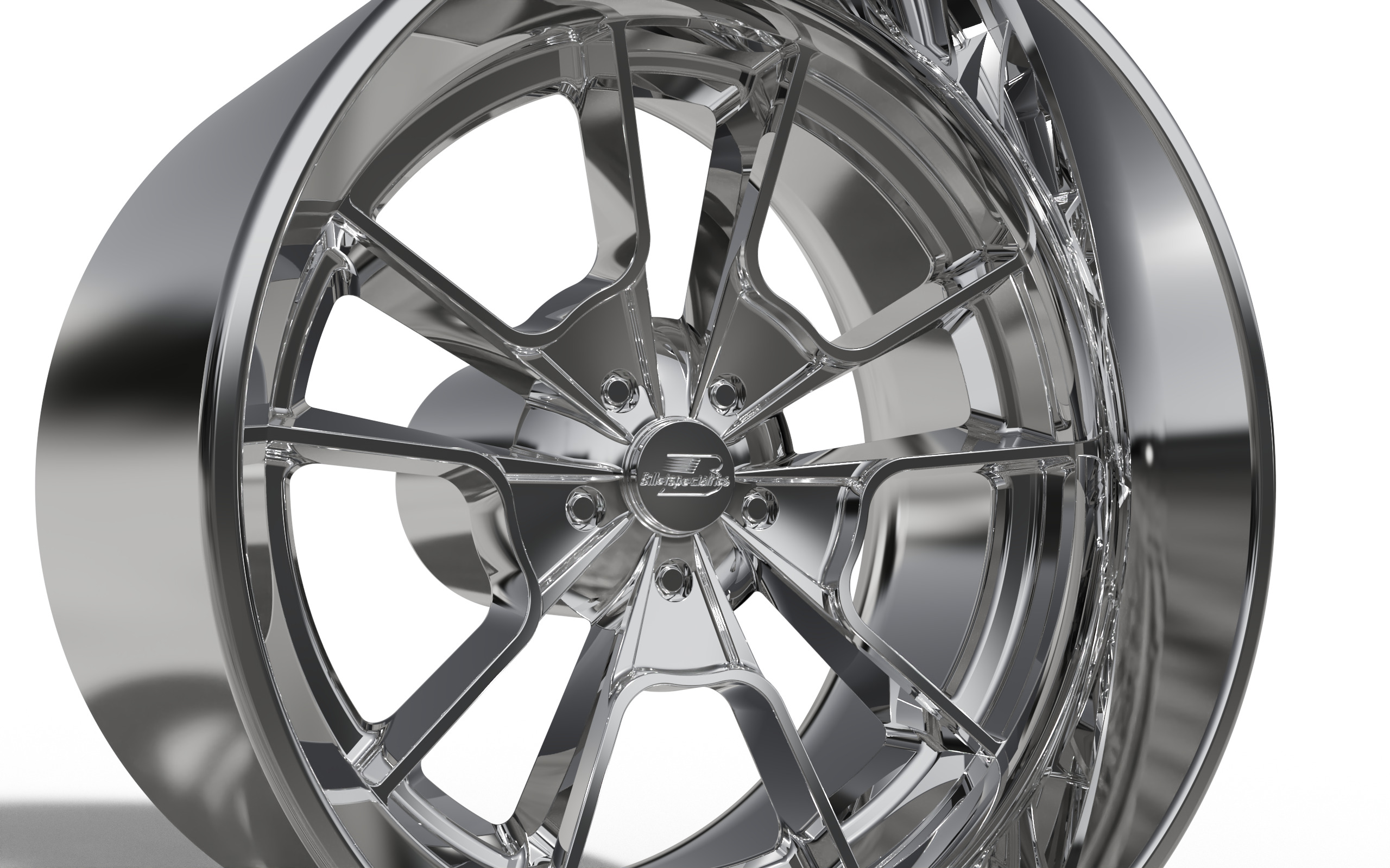 BILLET SPECIALATIES GRINDER WHEEL  3D print model_3