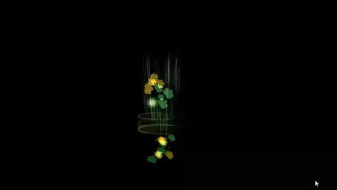 Healing Spell Particle Low-poly 3D model
