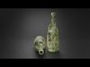 Old junk bottle Low-poly 3D model_1