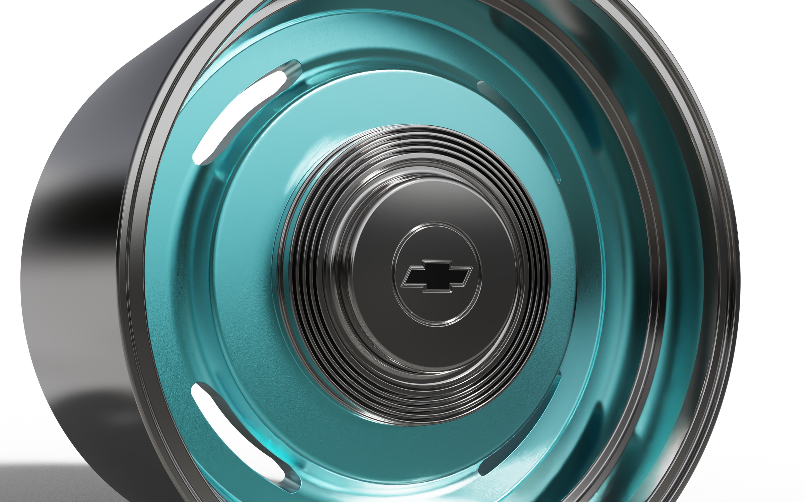 BILLET SPECIALATIES MOTOR CITY WHEEL  3D print model_3