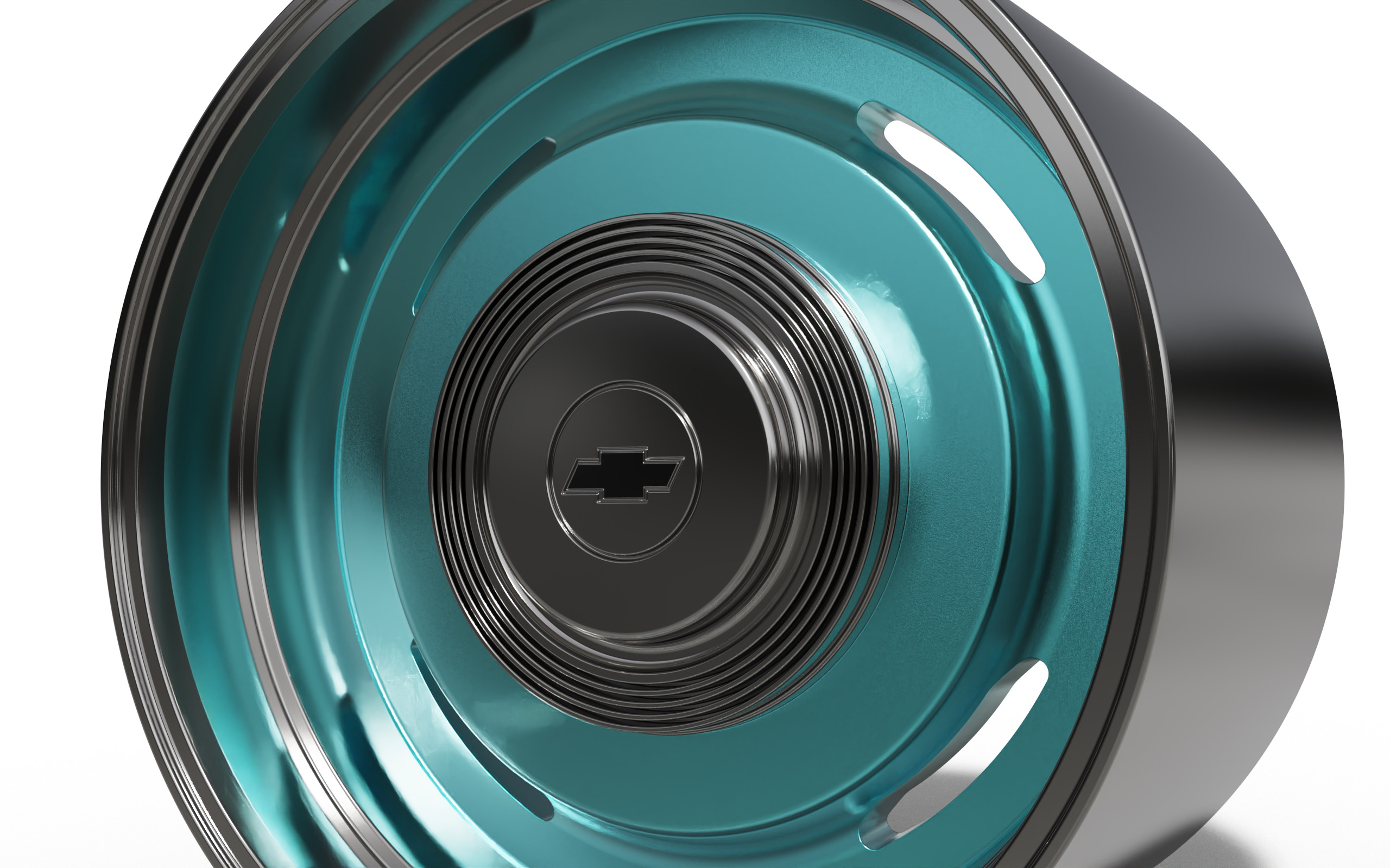 BILLET SPECIALATIES MOTOR CITY WHEEL  3D print model_2