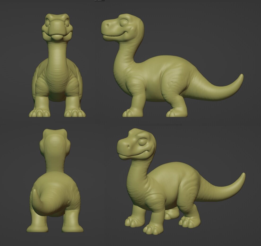Dinosaur Toy 3D print model_5