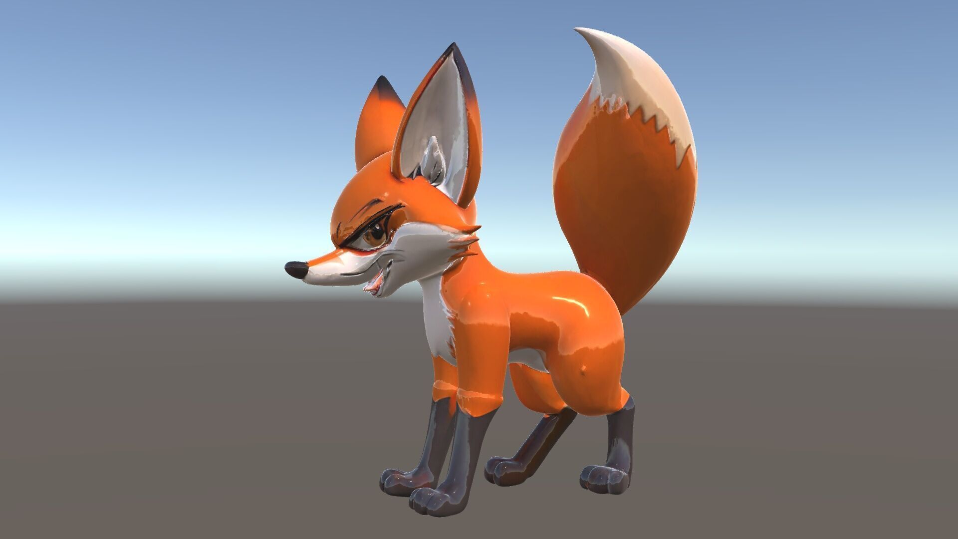 Cartoon Fox Character Model Pack Low-poly 3D model_34
