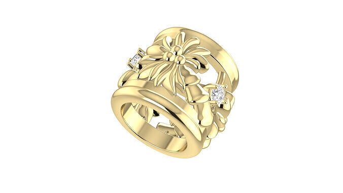 Palm Tree Charm Bead 3D print model