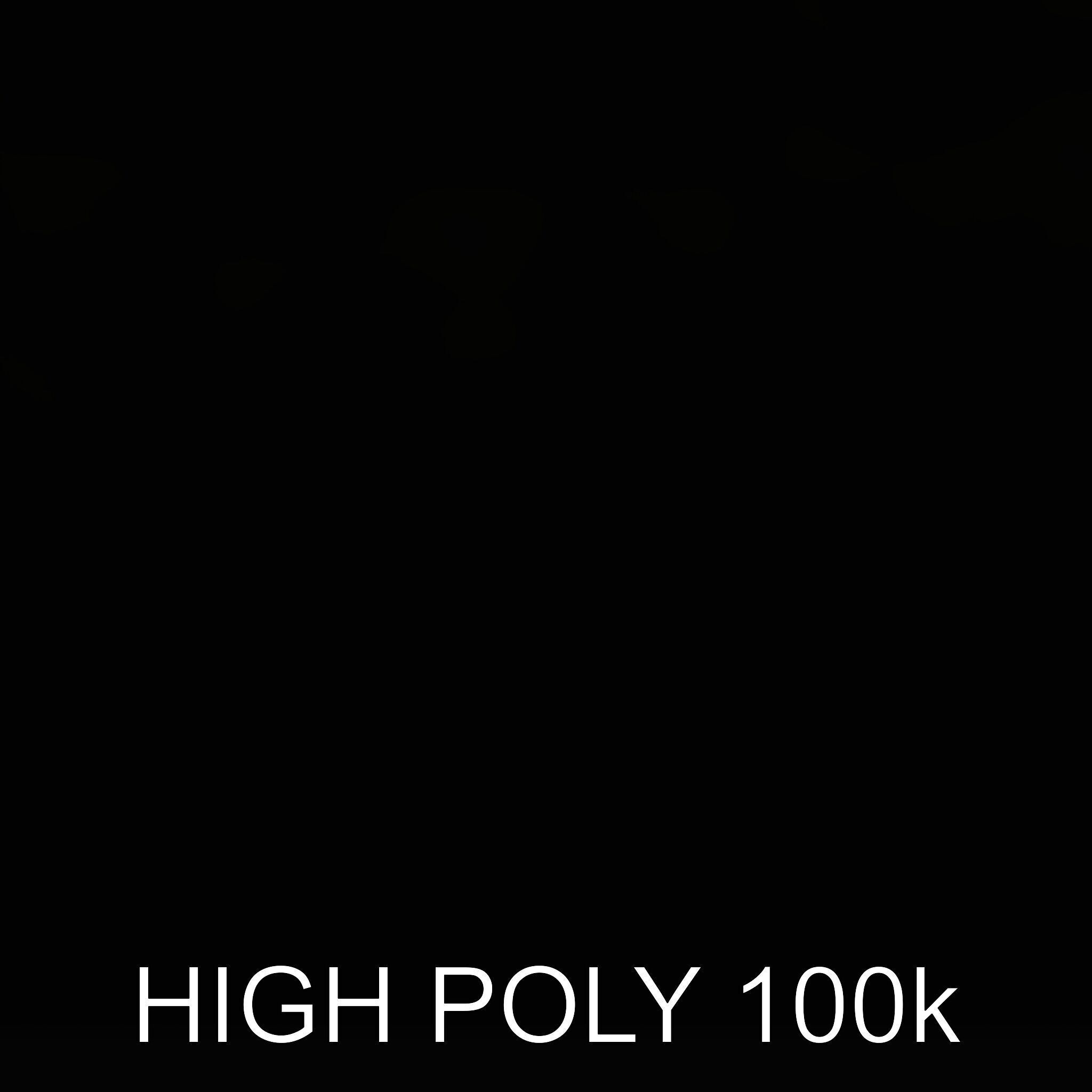 Modern Succulent Planter Box Model Pack Low-poly 3D model_20